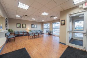 Wedgewood Urgent Care waiting room chairs