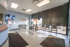 Sunbury Urgent Care waiting room