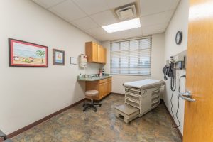 Westar Urgent Care exam room interior